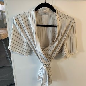 Aritzia Babaton Wrap Blouse